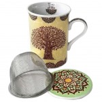 Tree of life mug with infuser