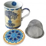 Tree of life mug with infuser