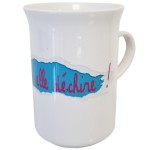 Elongated ceramic cup Ma maman elle déchire ! by Cbkreation