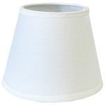 Small adjustable white lampshade