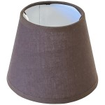 Small adjustable brown lampshade