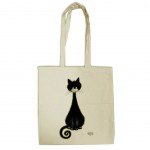 Dubout Cats Tote Bag - Chat Spirale