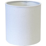 Cylindrical lampshade White