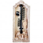 Artisan Plaster Thermometer - Handcrafted - 33.5 cm