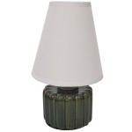 Ceramic lamp 26 cm - Green
