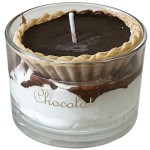 Handcrafted chocolate tartlet scented candle