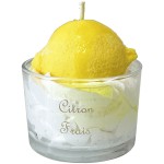 Lemon mousse scented candle - Handmade