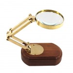 Decorative and articulated magnifying glass