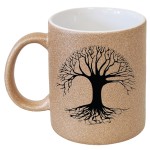 Bronze ceramic Tree of Life mug by Cbkreation