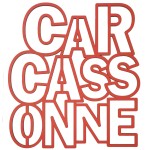 Decorative laser-cut word - Carcassonne