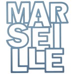 Decorative laser-cut word - Marseille