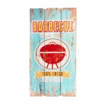 Barbecue wooden wall decoration to hang