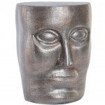 Stool shaped like a face
