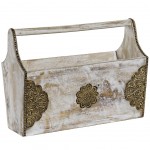 Mango wood magazine rack