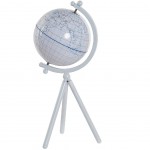 Globe on tripod - 36 cm - White