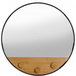 Bamboo peg mirror