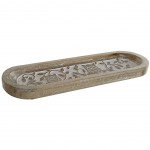 Owls tray in mango wood