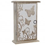 White Wood Key Box
