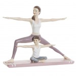 Mom and Child Yoga Statuette