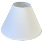 White lampshade 25 cm
