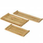 Set of 3 Bamboo Trays