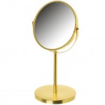 Double round mirror -Golden aspect - Free standing