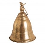 Large decorative bell in gold metal