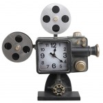 Old Camera Metal Clock
