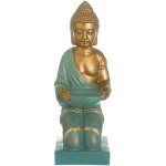 Gold and Turquoise Buddha Statue