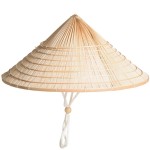Palm leaf decoration hat