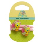 Set of 2 Foam Hair Ties Tweety