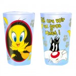 Tweety glass Z� cru voir un gros Minet