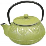Tetsubin green teapot Japanese 0.6 liter