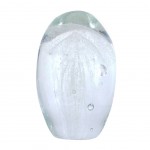 Glass jellyfish Paperweight 7.5 cm