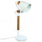 Office lamp in wood and metal 53 cm