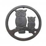 Owls cast iron Trivet