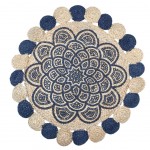 Carpet Mandala 90 cm - Blue