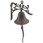 Cast iron wall bell