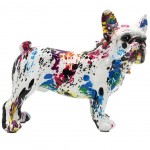Bulldog Pop Art resin decoration