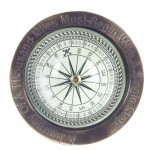 Decorative and utility compass in Brass