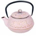Pink Japanese Cast Iron Teapot 0.8 Liter