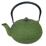 Japanese green cast iron teapot 1.8 Liter