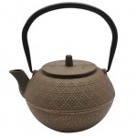 Brown Japanese Cast Iron Teapot 1.2 Liter