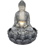 Small Indoor Buddha Resin Fountain 27 cm