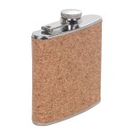 Stainless steel and cork flask