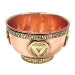 Copper Offering Bowl of the 4 Elements