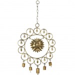 Sun and Bells metal chime 57 cm