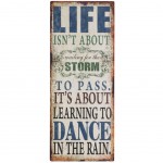 Quote Large metal plate Deco
