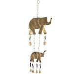 Mobile 6 bells Metal elephants