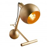 AKINA table lamp in gold metal